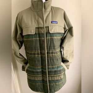 Patagonia canvas/wool barn jacket